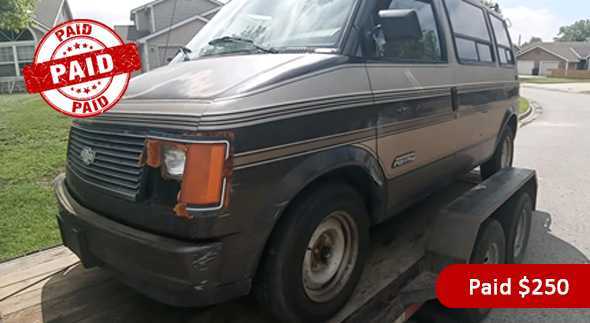 Paid Cash for 1989 Chevrolet Astro Van car in Kansas City